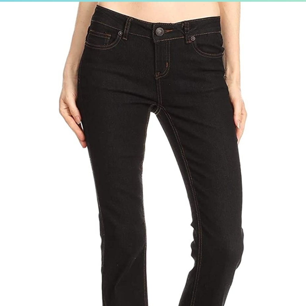 Brand new mid-rise bootcut jeans